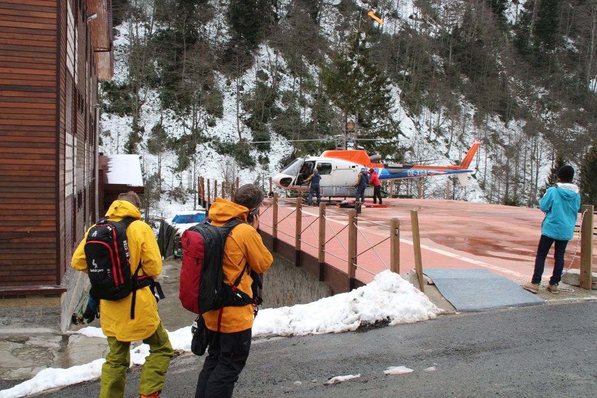 Rize Kaçkarlar'da heliski heyecanı başladı