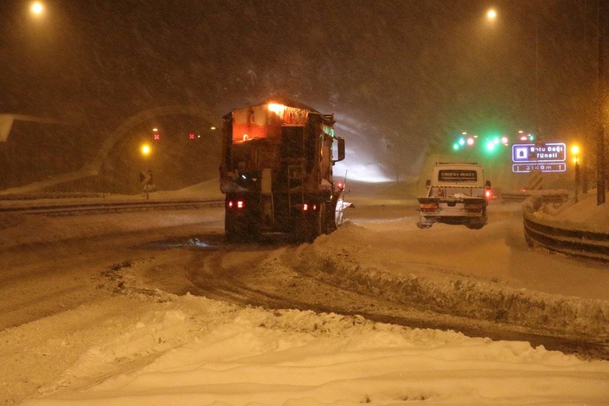 Bolu Dağı geçişi 93 kamerayla takip ediliyor
