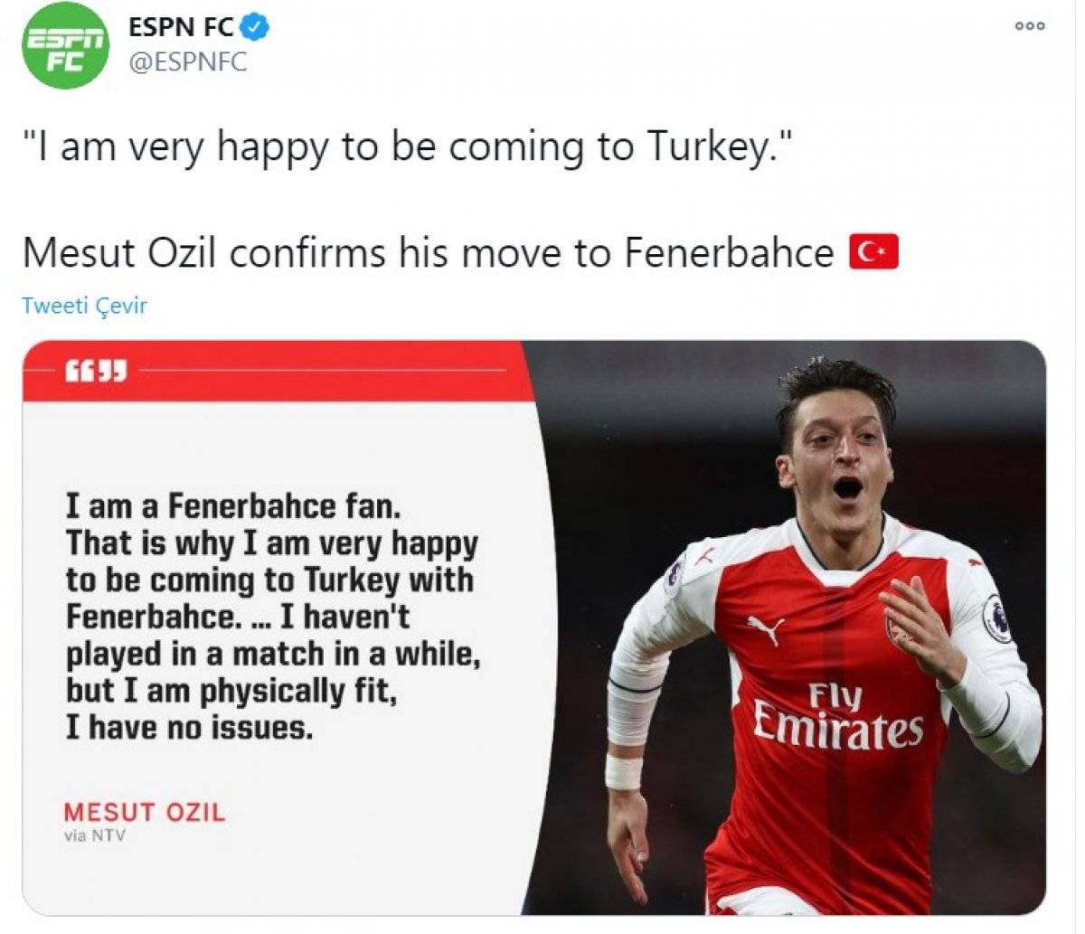 Mesut Özil transferi Avrupa basınında