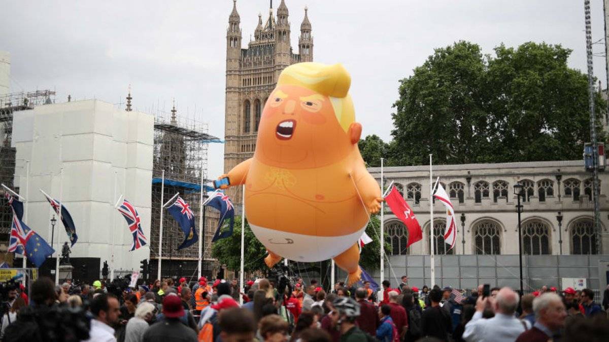 'Bebek Trump' balonu, Londra Müzesi'nde sergilenecek