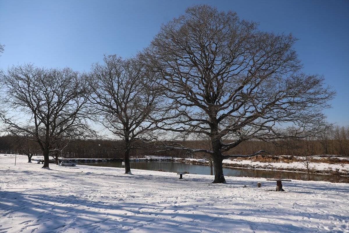 İkiz Göller kış güzelliği