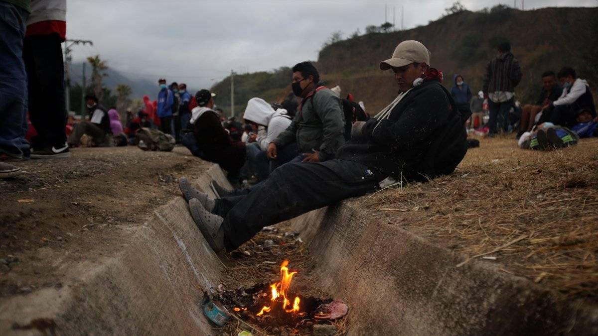 Guatemala'da ABD'ye hareket eden göçmenlere müdahale