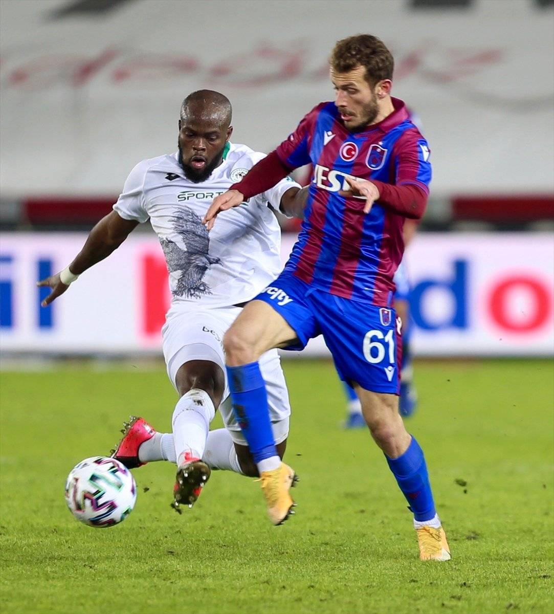 Trabzonspor, Konyaspor'a 3 attı