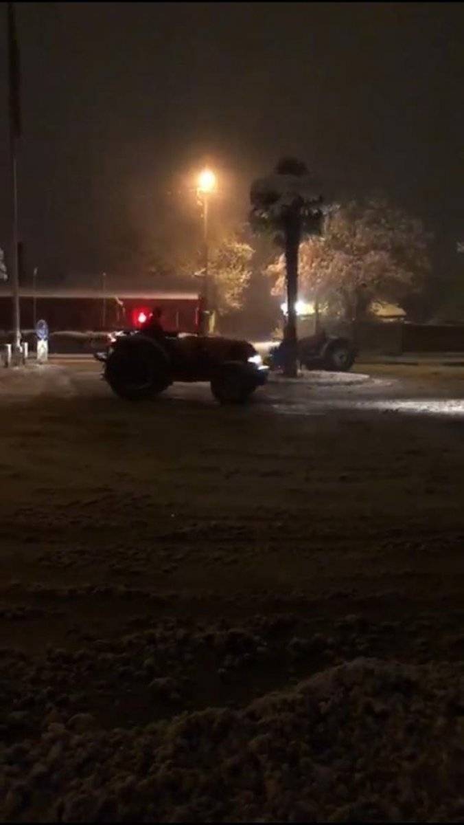 Bursa'dan kar manzaraları