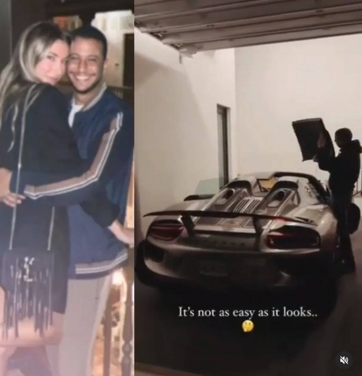 Şeyma Subaşı, yeni sevgilisinin arabalarını gösterdi