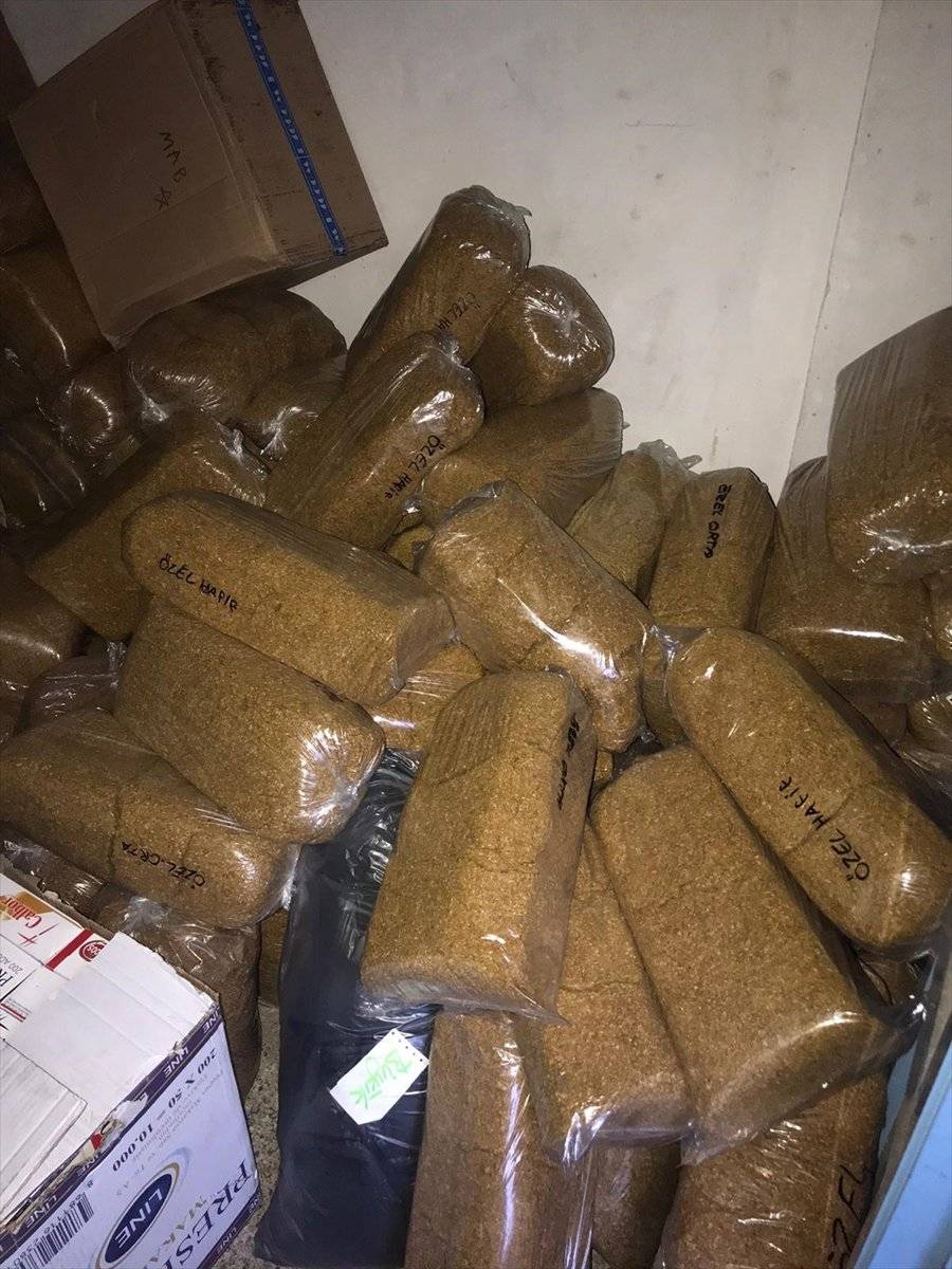 Ağrı polisi, 480 kilo kaçak tütüne el koydu