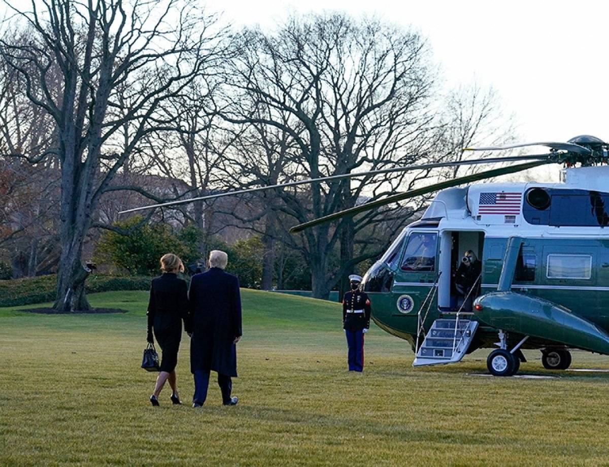 Melania Trump'ın Beyaz Saray'dan ayrılışı