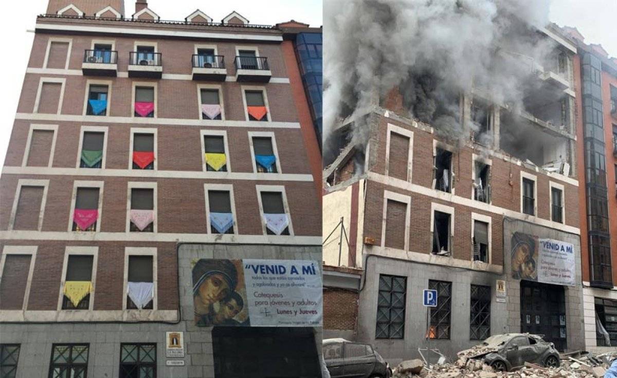 İspanya'da şiddetli patlama