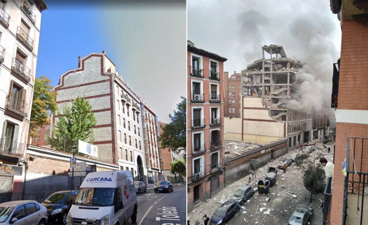 İspanya'da şiddetli patlama