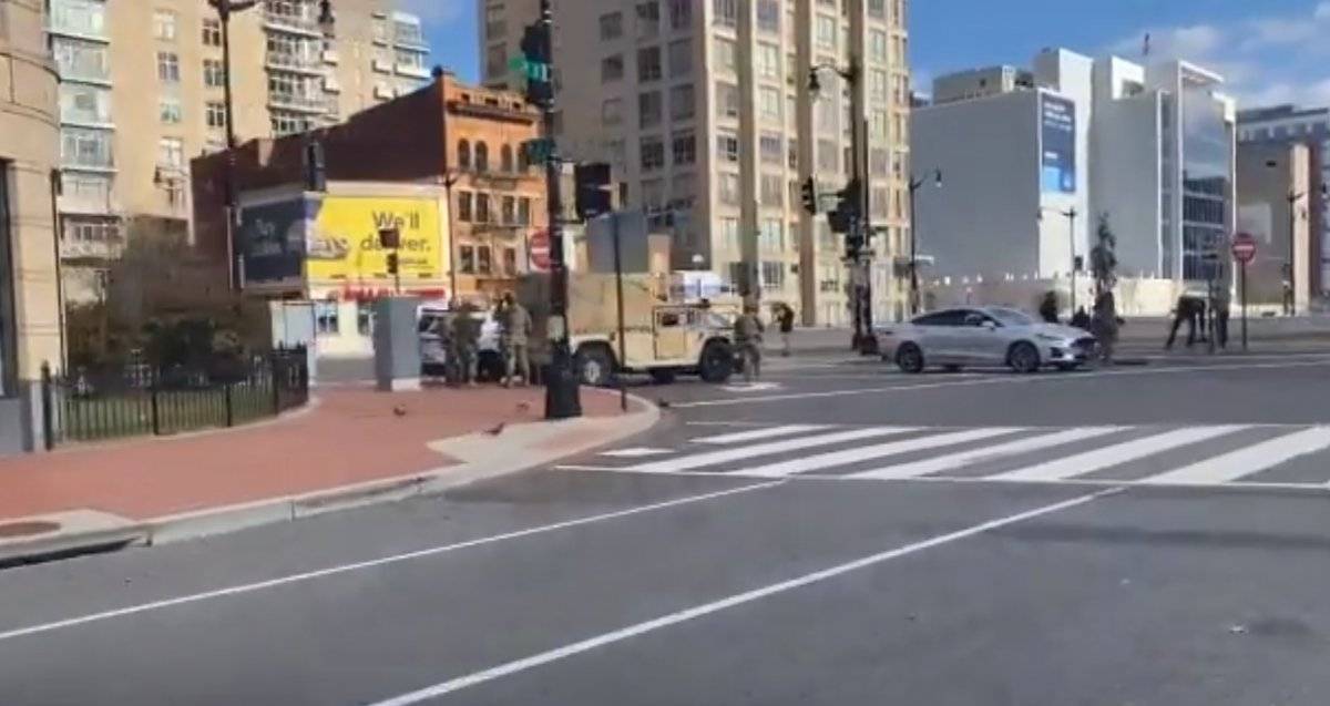 ABD'de Kongre binasına gidiş yolunda sıkı güvenlik