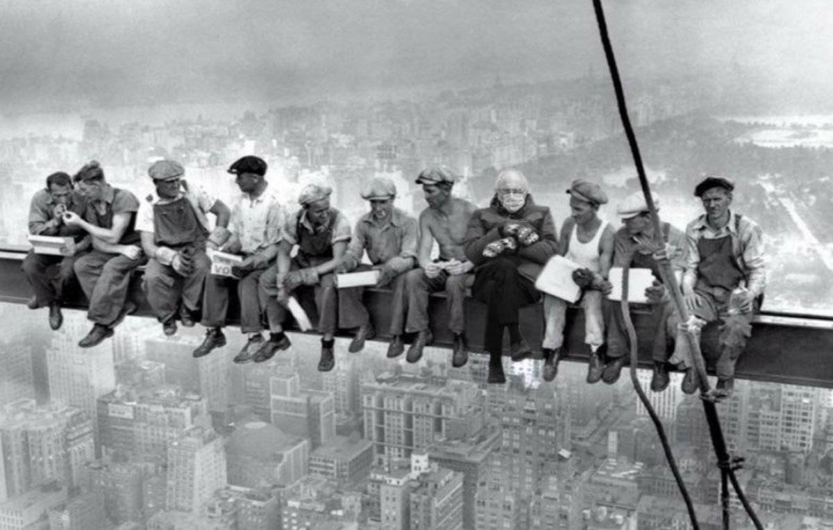 Bernie Sanders'ın yün eldivenleri sosyal medyanın gündeminde