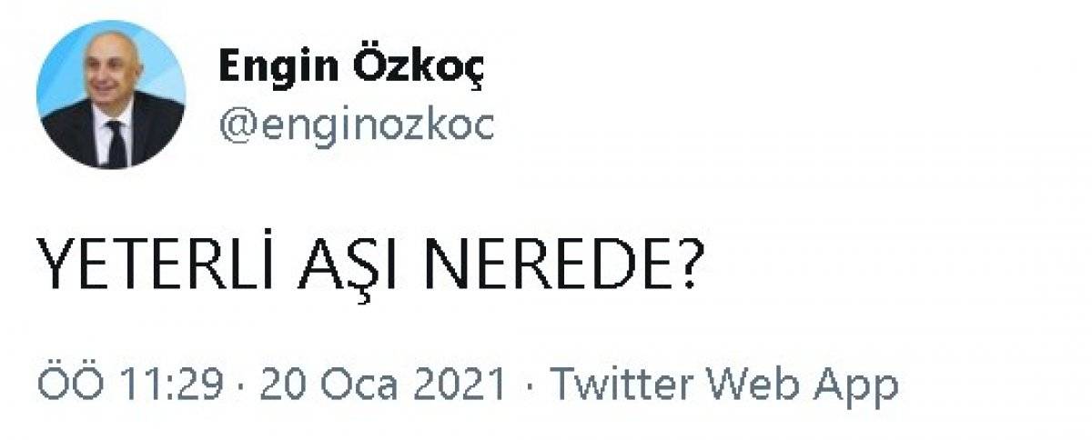CHP'li Engin Özkoç 'aşı nerede' diye sorarken Özgür Özel, koronavirüs aşısı oldu