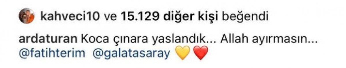 İrfan Can, Arda Turan'ın Fatih Terim paylaşımını beğendi