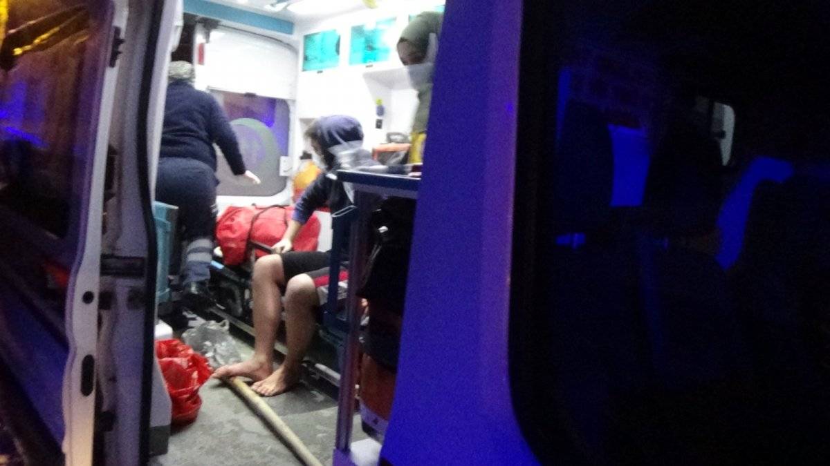 Zonguldak'ta sobaya benzin döktü, ağır yaralandı