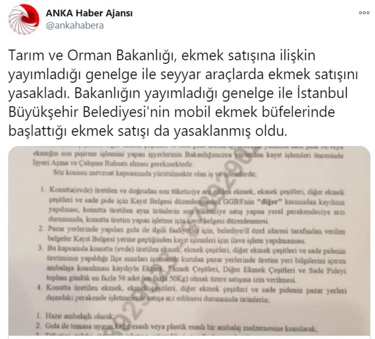 Tarım ve Orman Bakanlığı, 'İBB'nin mobil büfelerinin yasaklandığı' haberini yalanladı