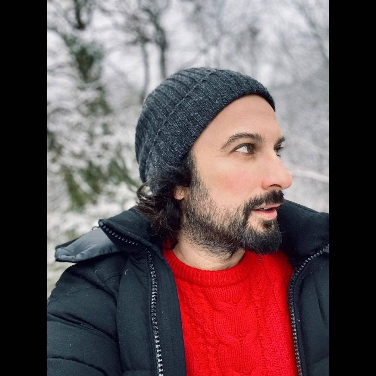 Tarkan, karda eğlendiği anları paylaştı