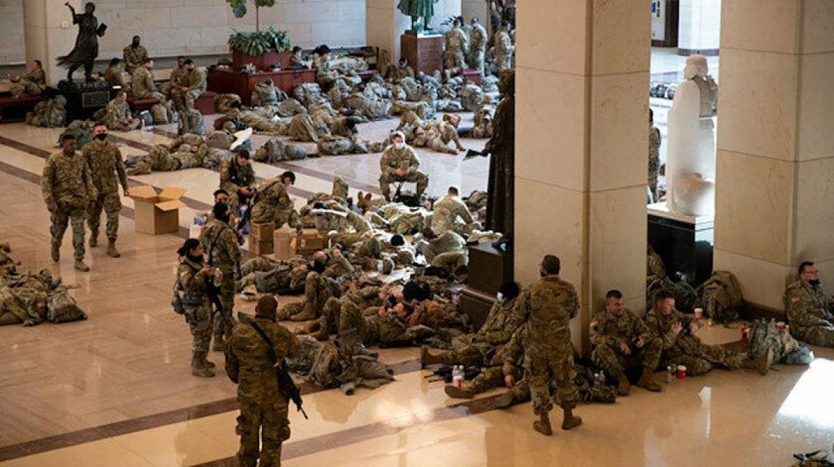 Washington'da görev alan 200 Ulusal Muhafız, koronaya yakalandı