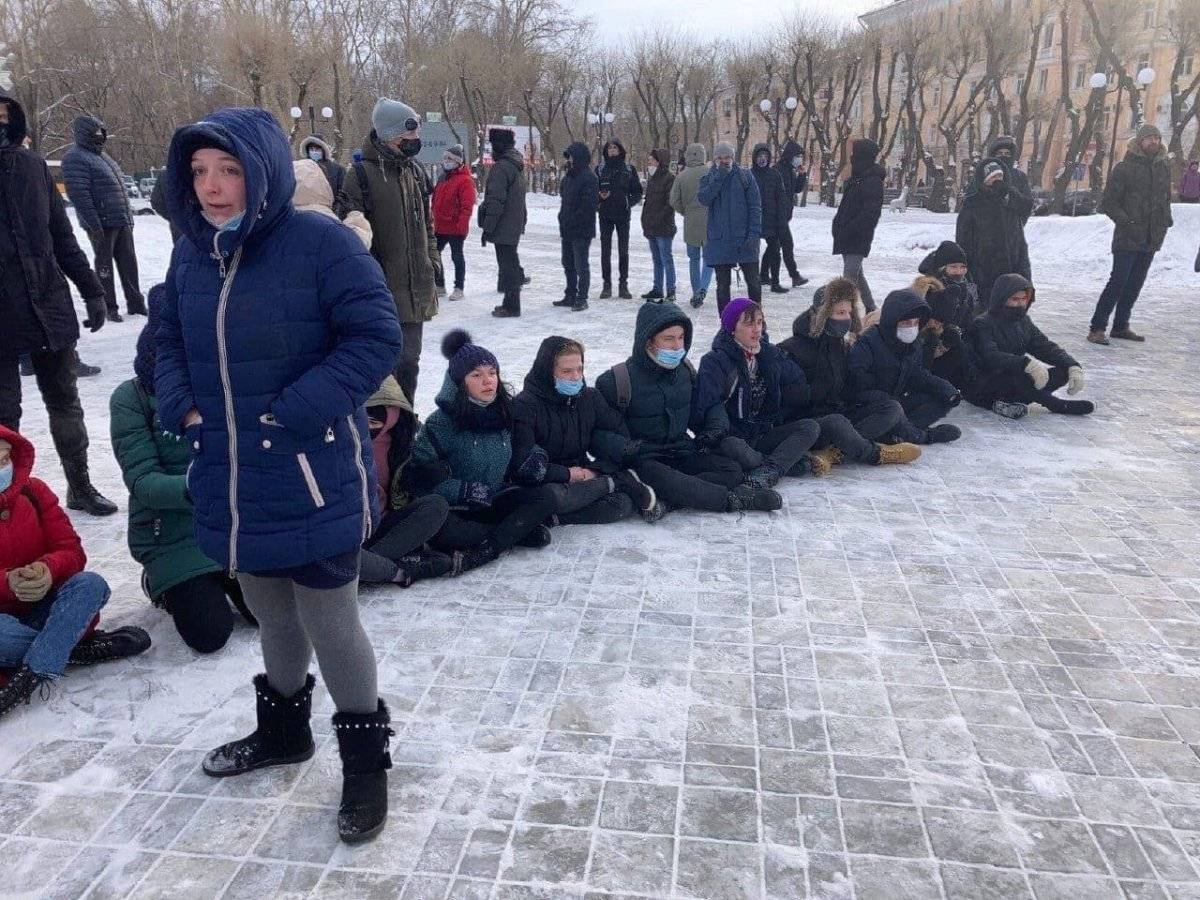 Rusya'nın doğu kentlerinde ‘Aleksey Navalnıy’ protestoları başladı