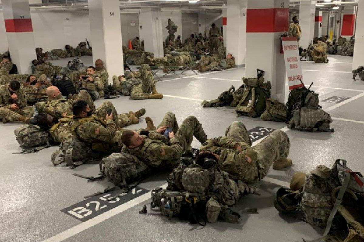 Washington'da görev alan 200 Ulusal Muhafız, koronaya yakalandı