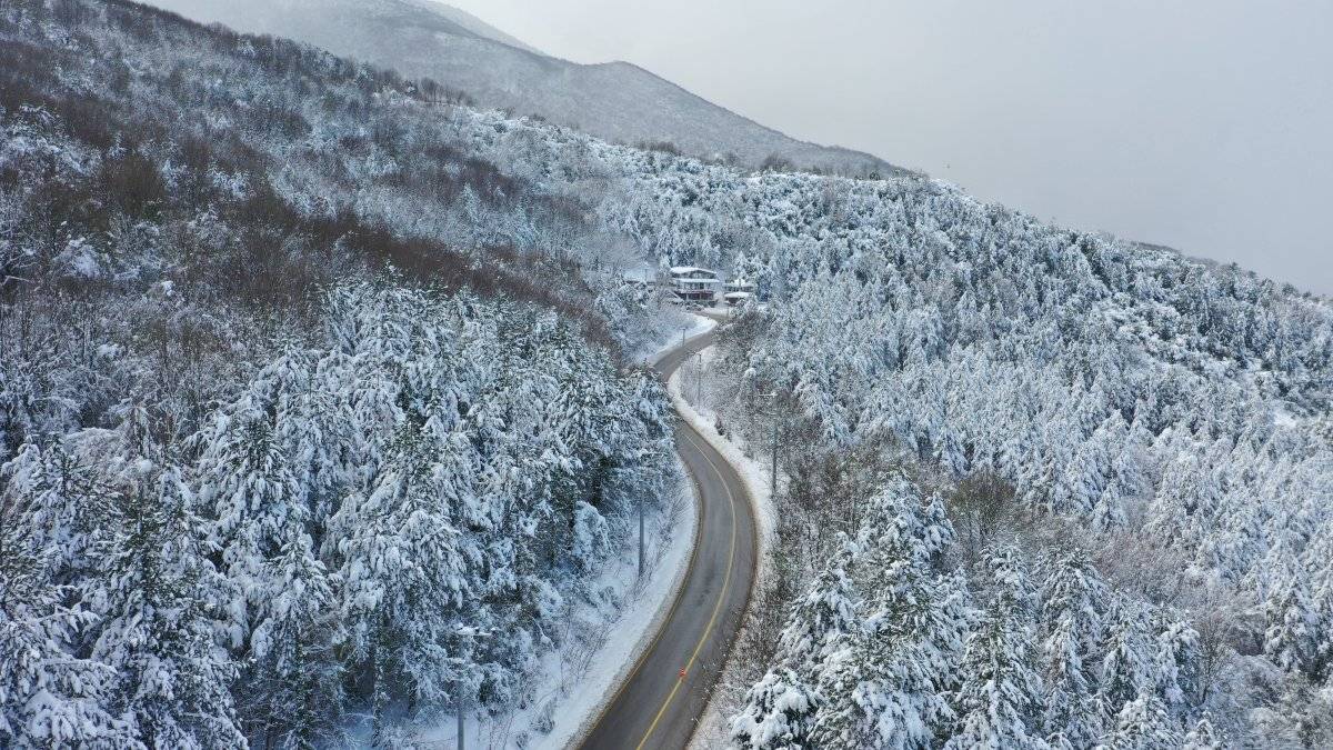 Kartepe havadan görüntülendi