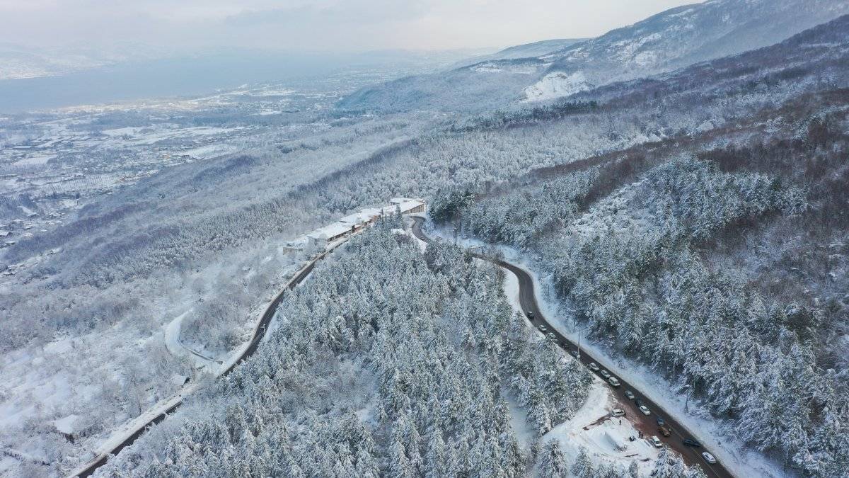 Kartepe havadan görüntülendi