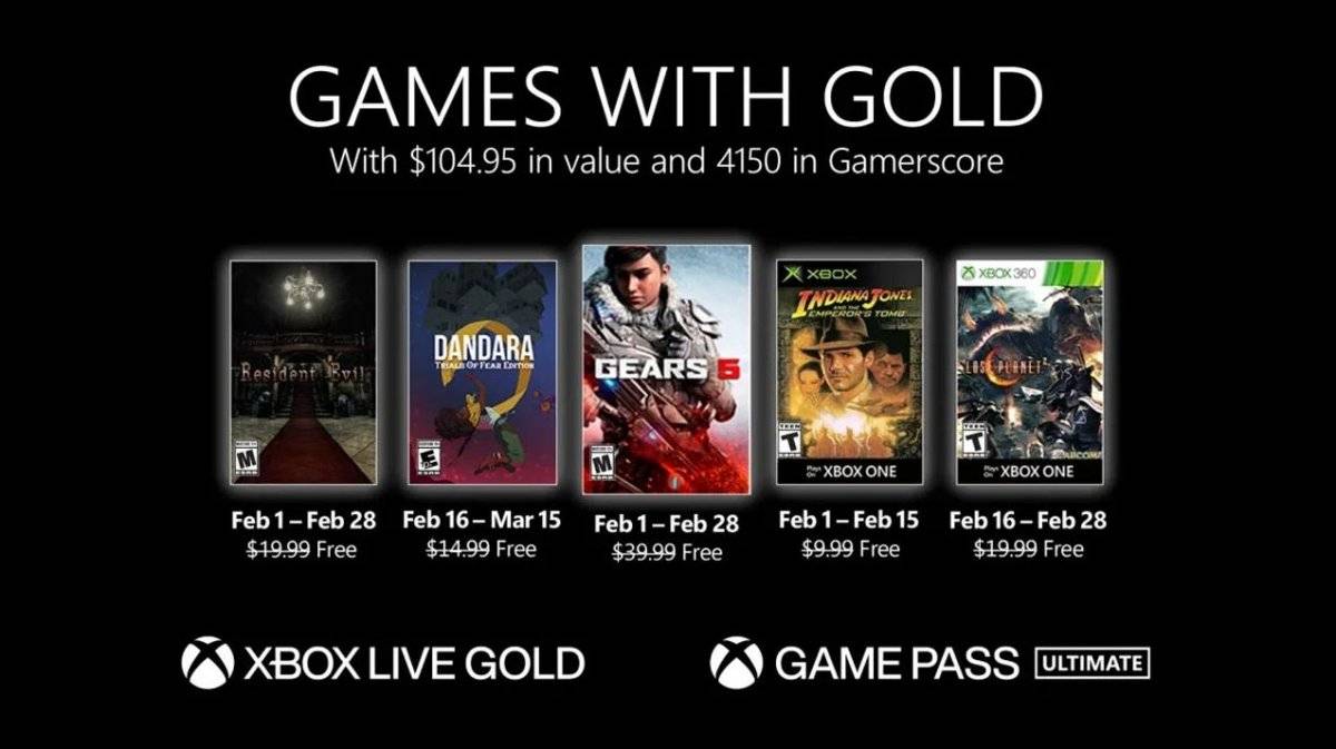 xbox live gold şubat oyunları