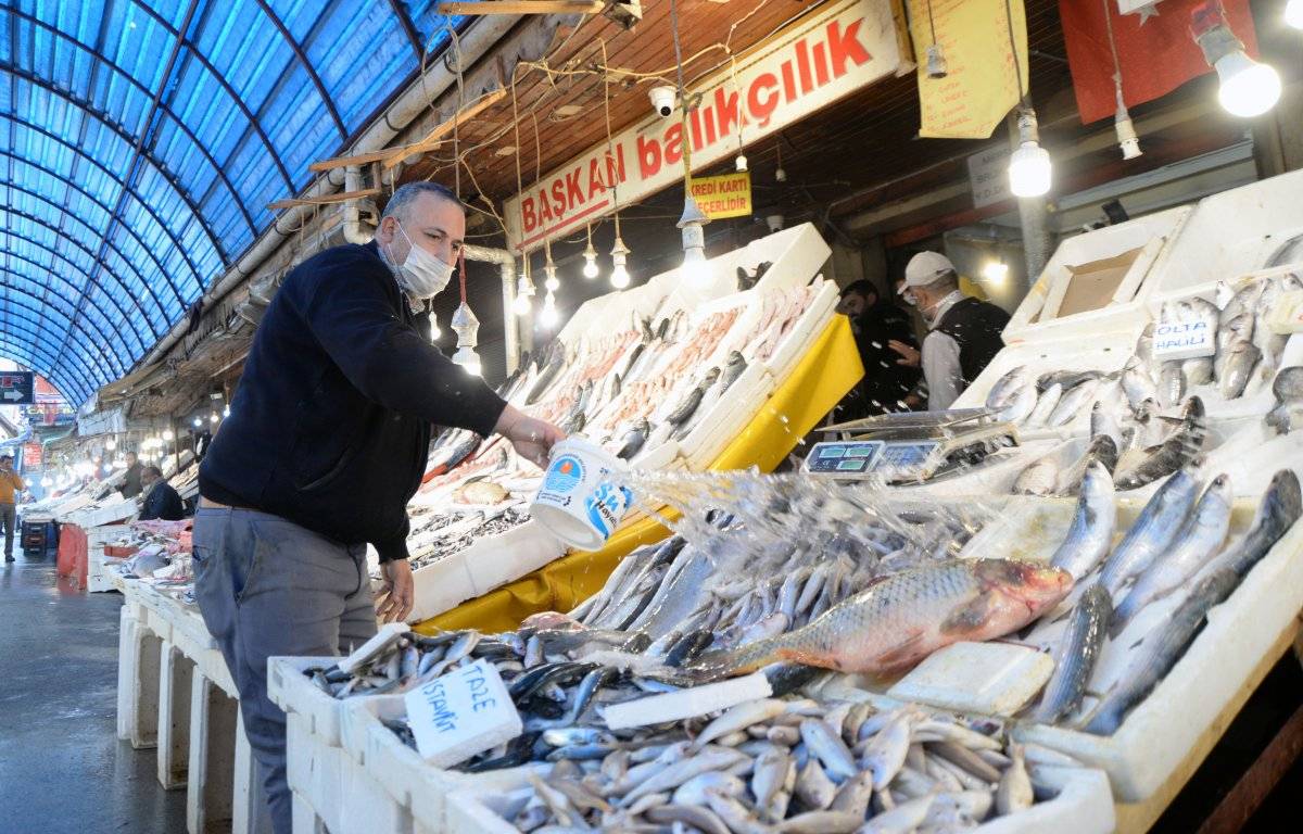 Mersin'de balık ucuz