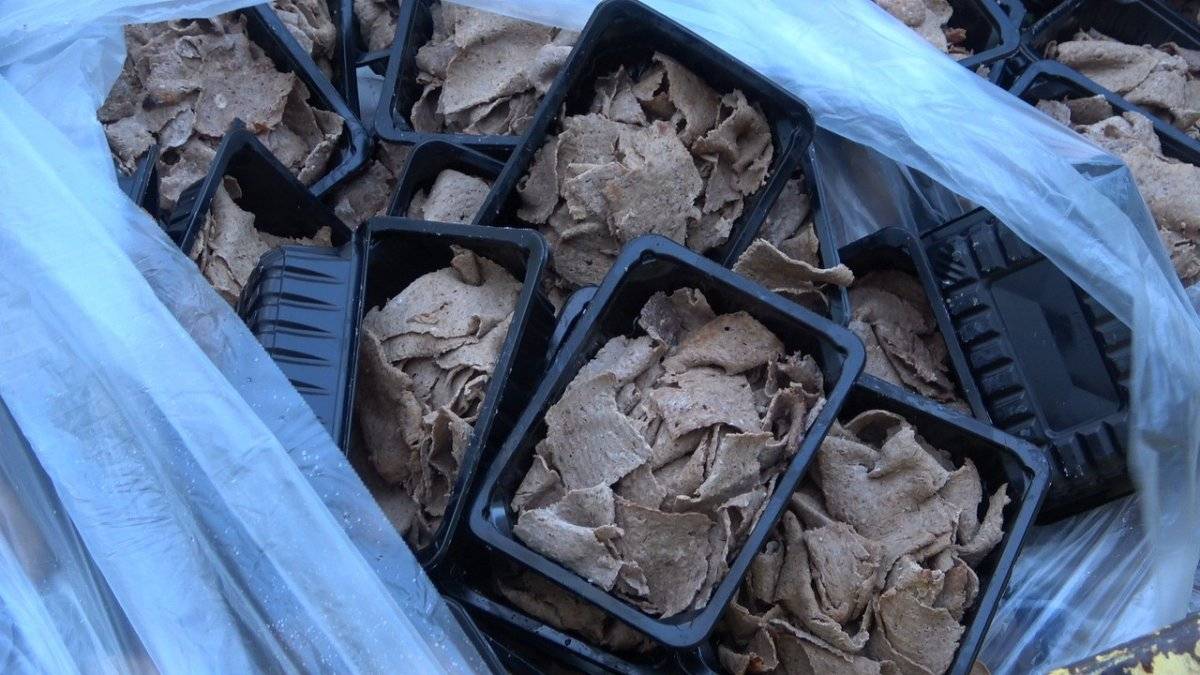 Kırklareli'nde ülkeyi ayağa kaldıran 100 kilo döner imha edildi