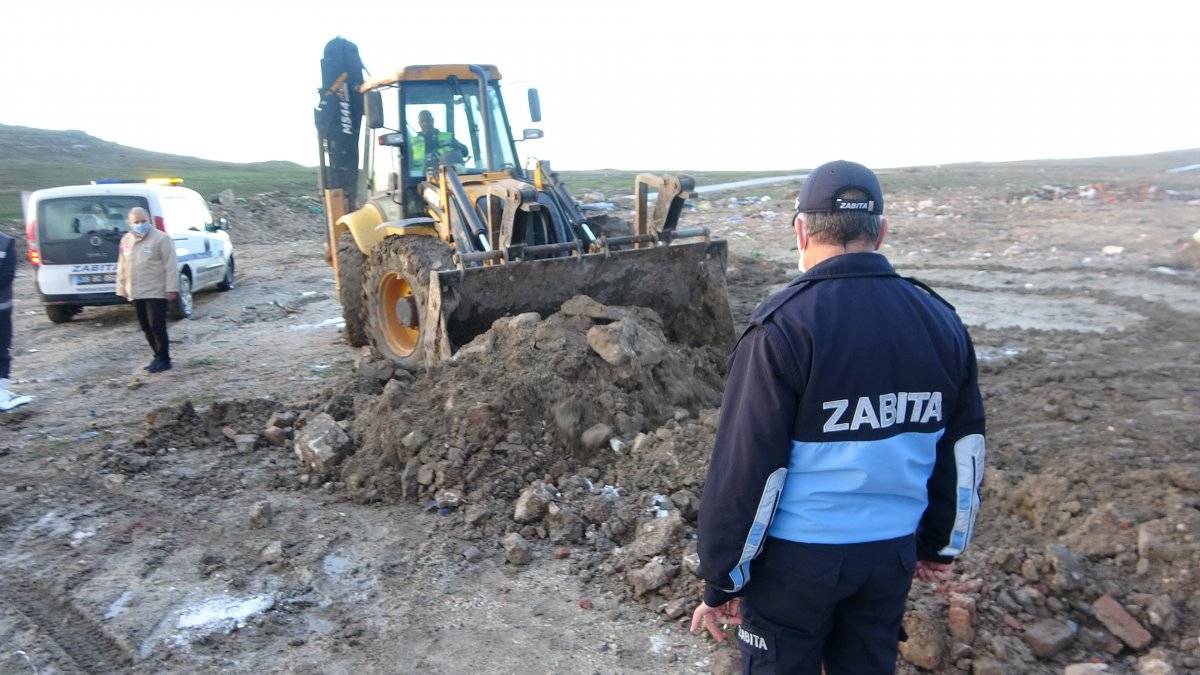 Kırklareli'nde ülkeyi ayağa kaldıran 100 kilo döner imha edildi