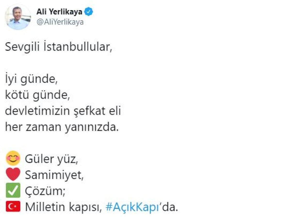 Ali Yerlikaya: Açık Kapı'ya başvuruların yüzde 99'u cevaplandırıldı