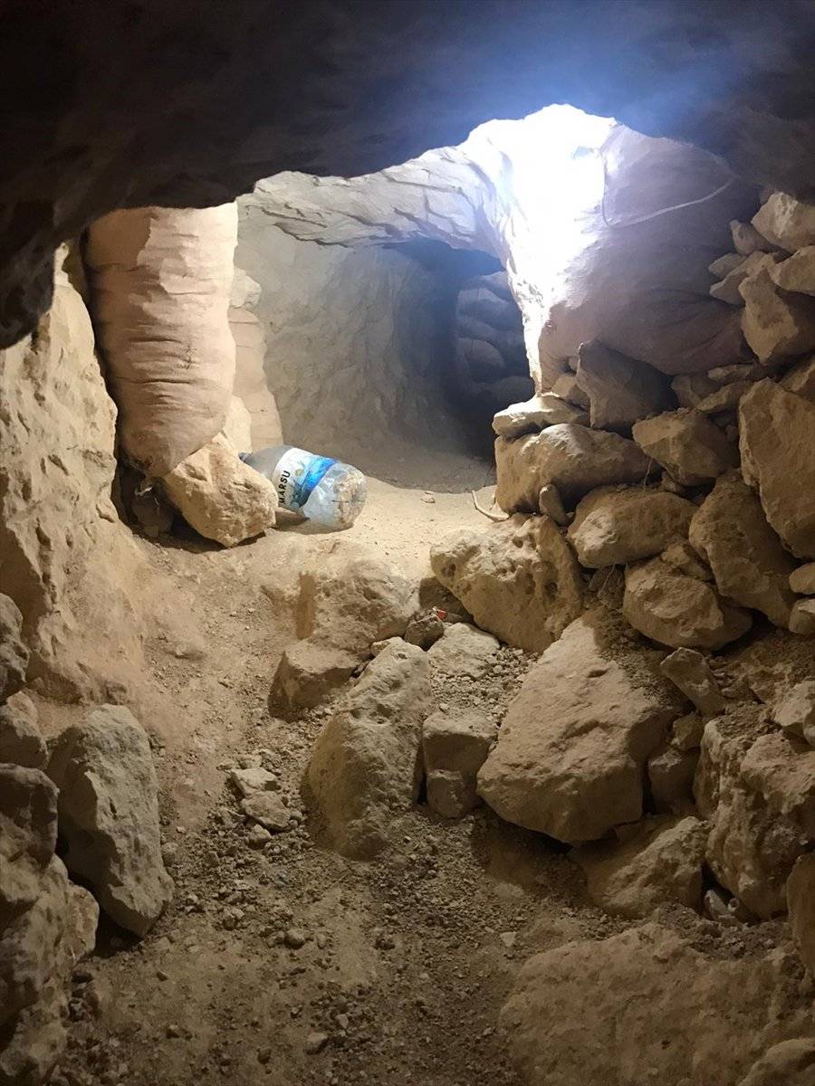 Gaziantep'te define için 45 metre tünel açan 6 kişiye suçüstü