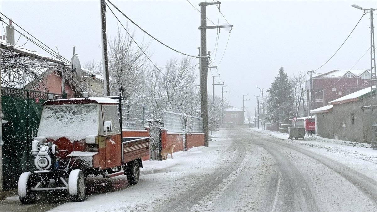 Kar yağışı, İstanbul'a giriş yaptı