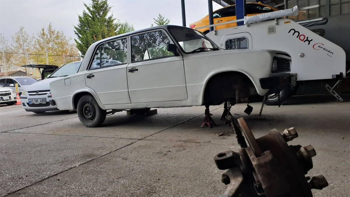 Hurda otomobili trafiğe çıkardılar