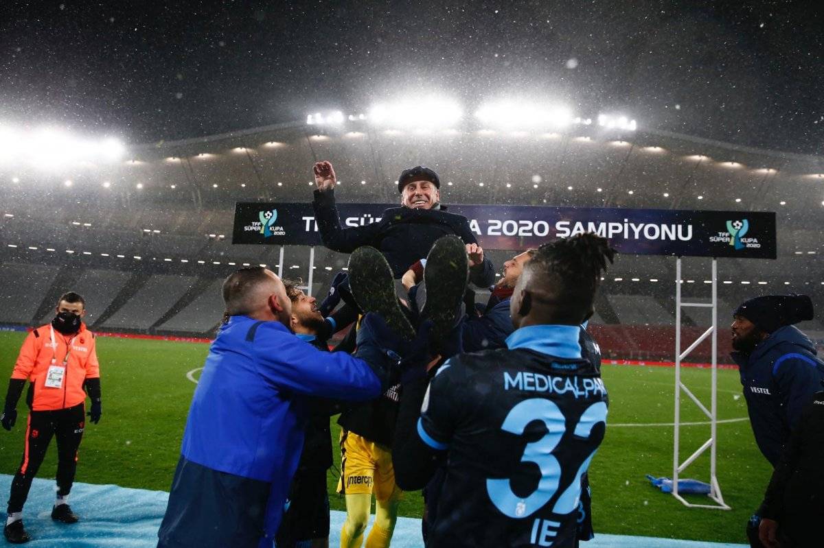 Trabzonspor'da Süper Kupa sevinci