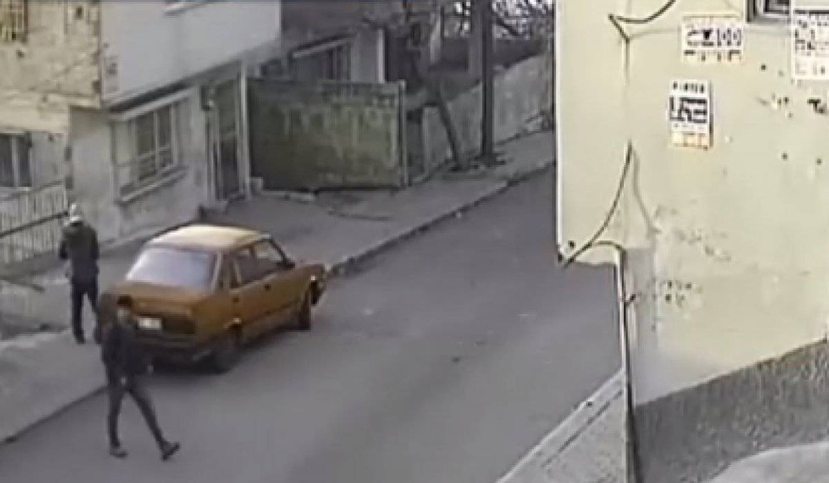 Gaziantep'te kablo hırsızları, kameraya yakalandı