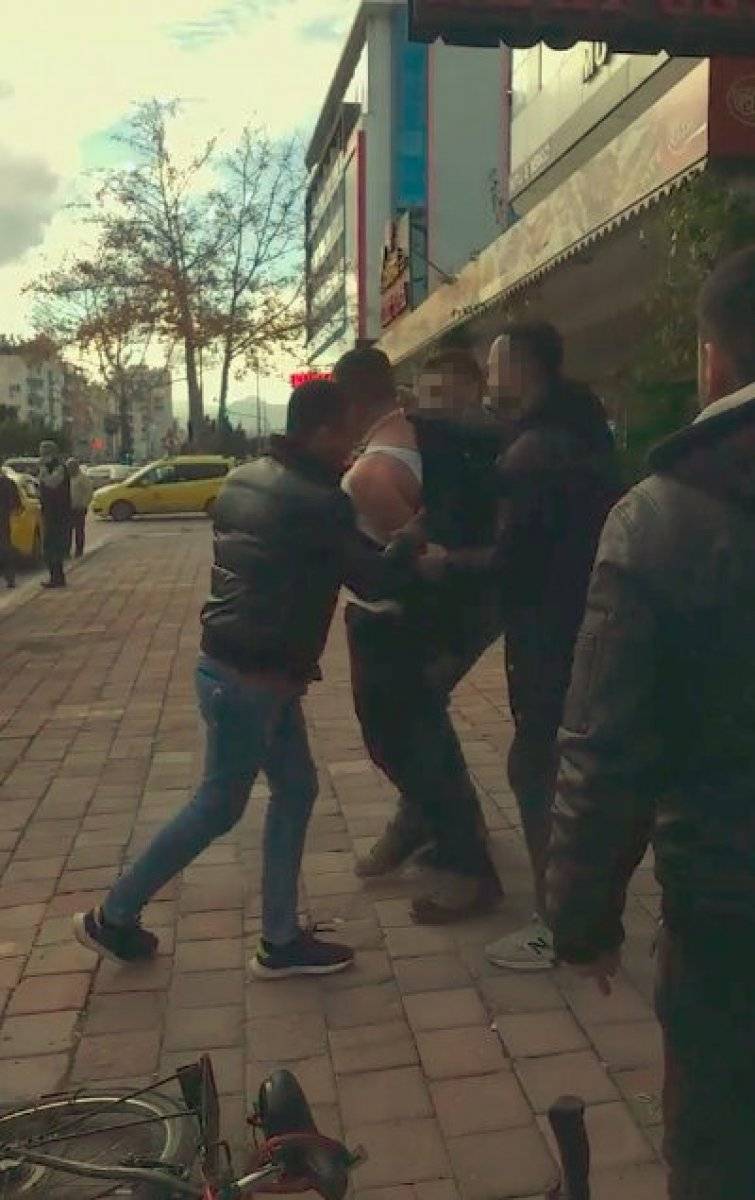 Antalya'da taciz şüphelisine meydan dayağı