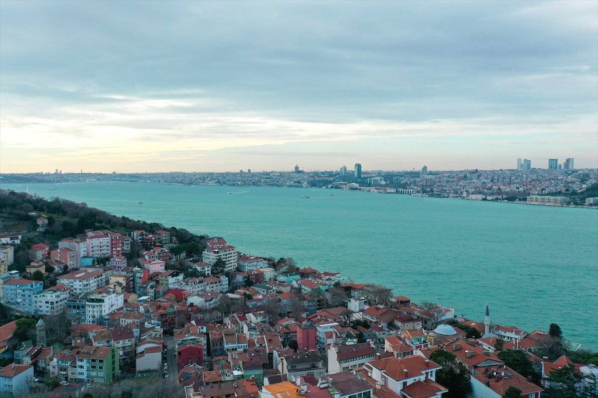 İstanbul Boğazı turkuaz
