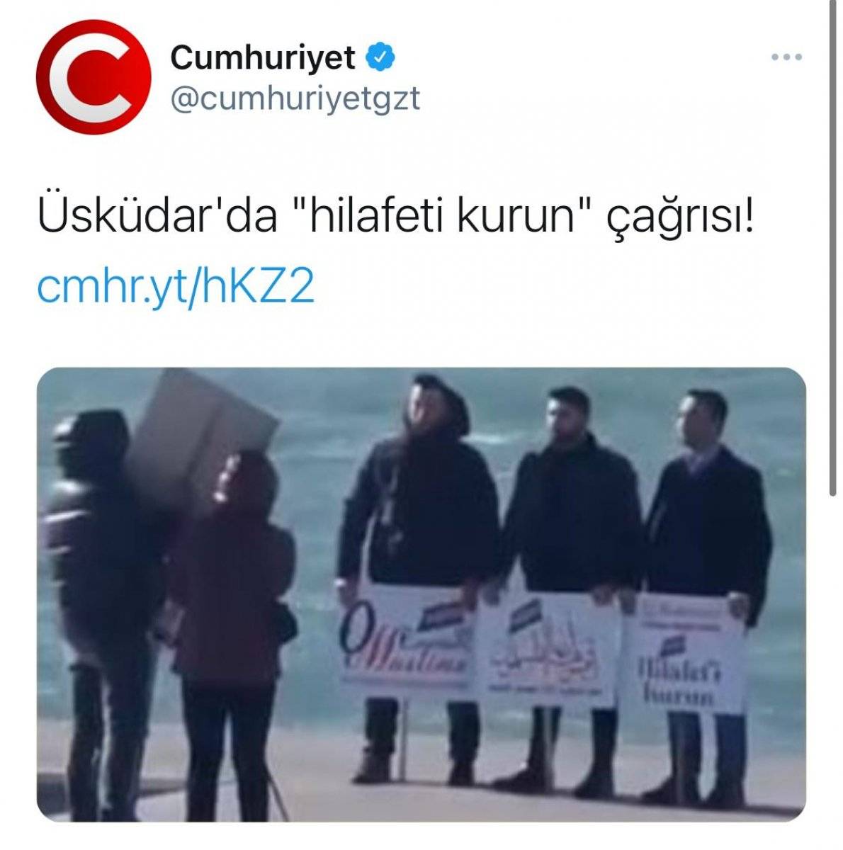Üsküdar'daki görüntü Cumhuriyet gazetesini korkuttu