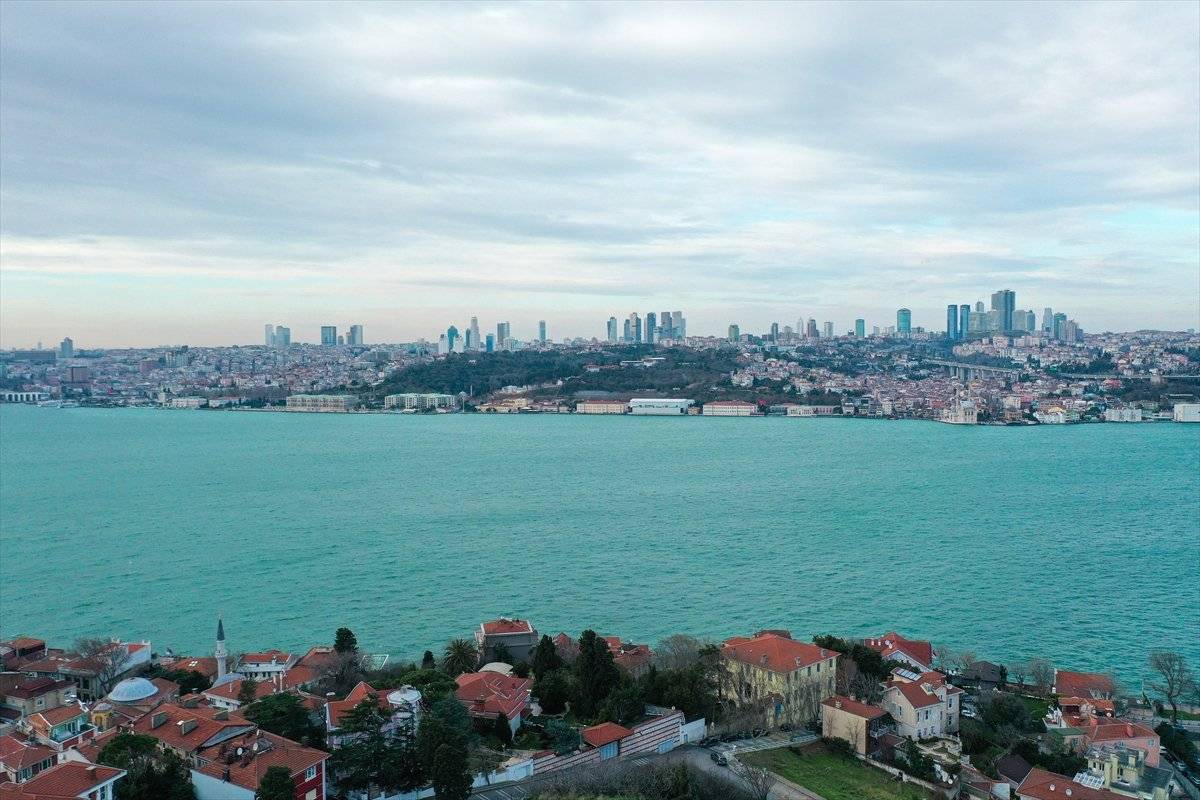 İstanbul Boğazı turkuaz