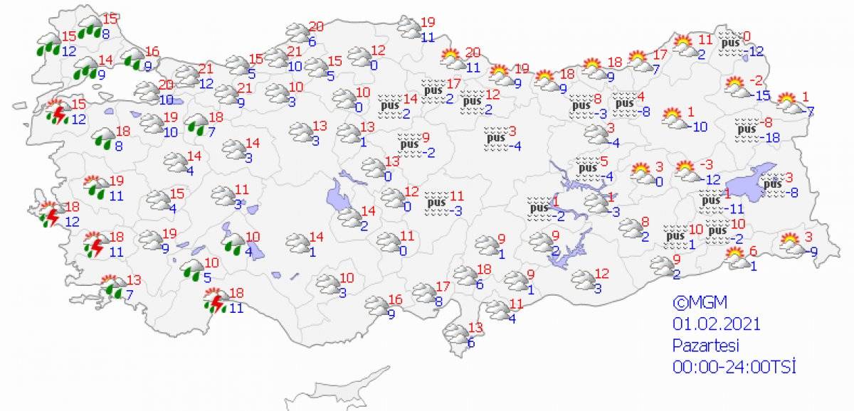 Meteoroloji'den kar, sağanak ve fırtına uyarısı