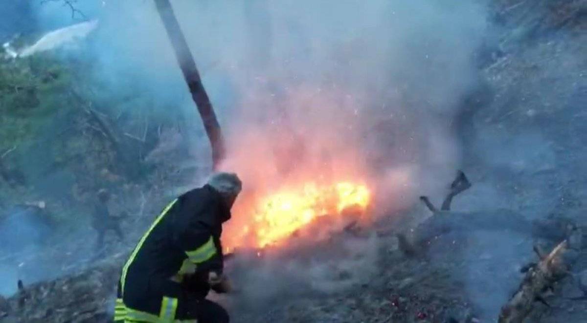 Amasya’da ormanda çıkan yangın kontrol altına alındı