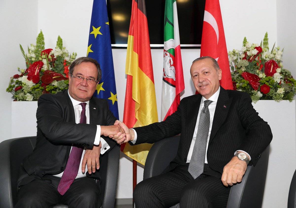 Cumhurbaşkanı Erdoğan, Armin Laschet ile görüştü