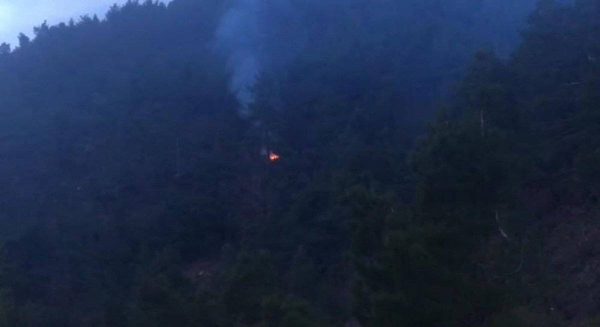 Amasya’da ormanda çıkan yangın kontrol altına alındı