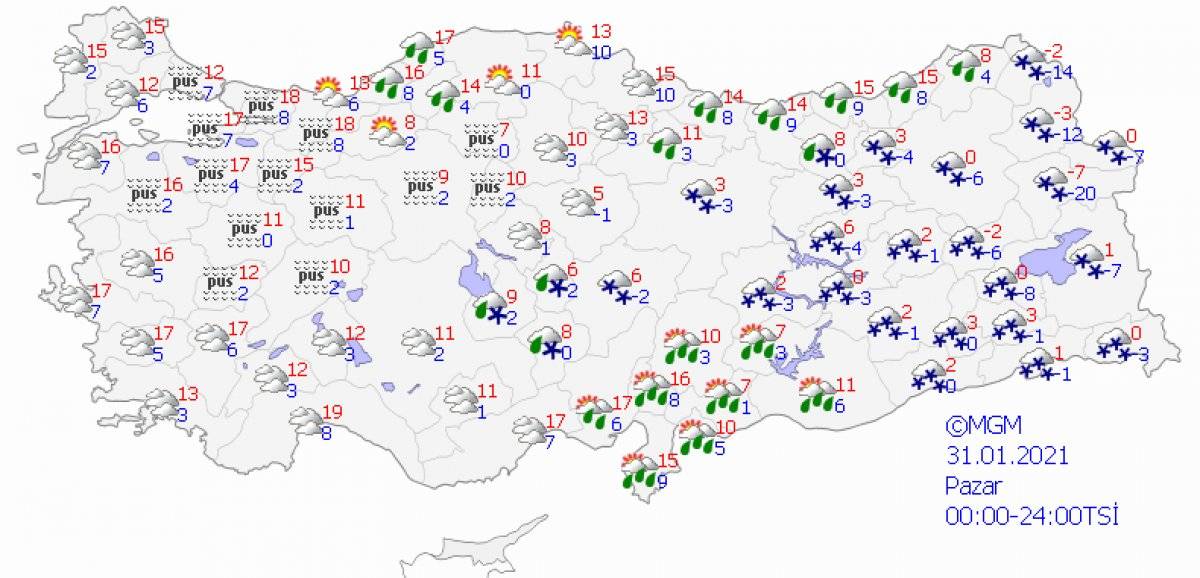 Meteoroloji'den kar, sağanak ve fırtına uyarısı