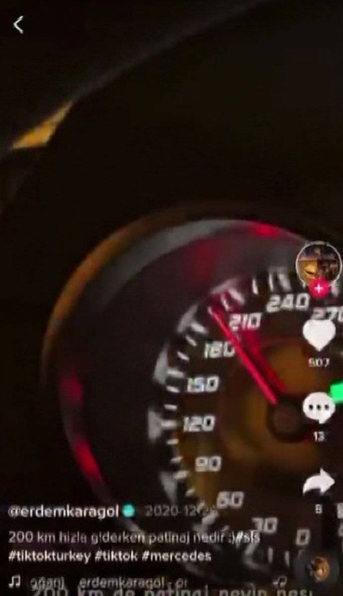 Ankara'da lüks otomobiliyle yaptığı drifti sosyal medyadan paylaştı