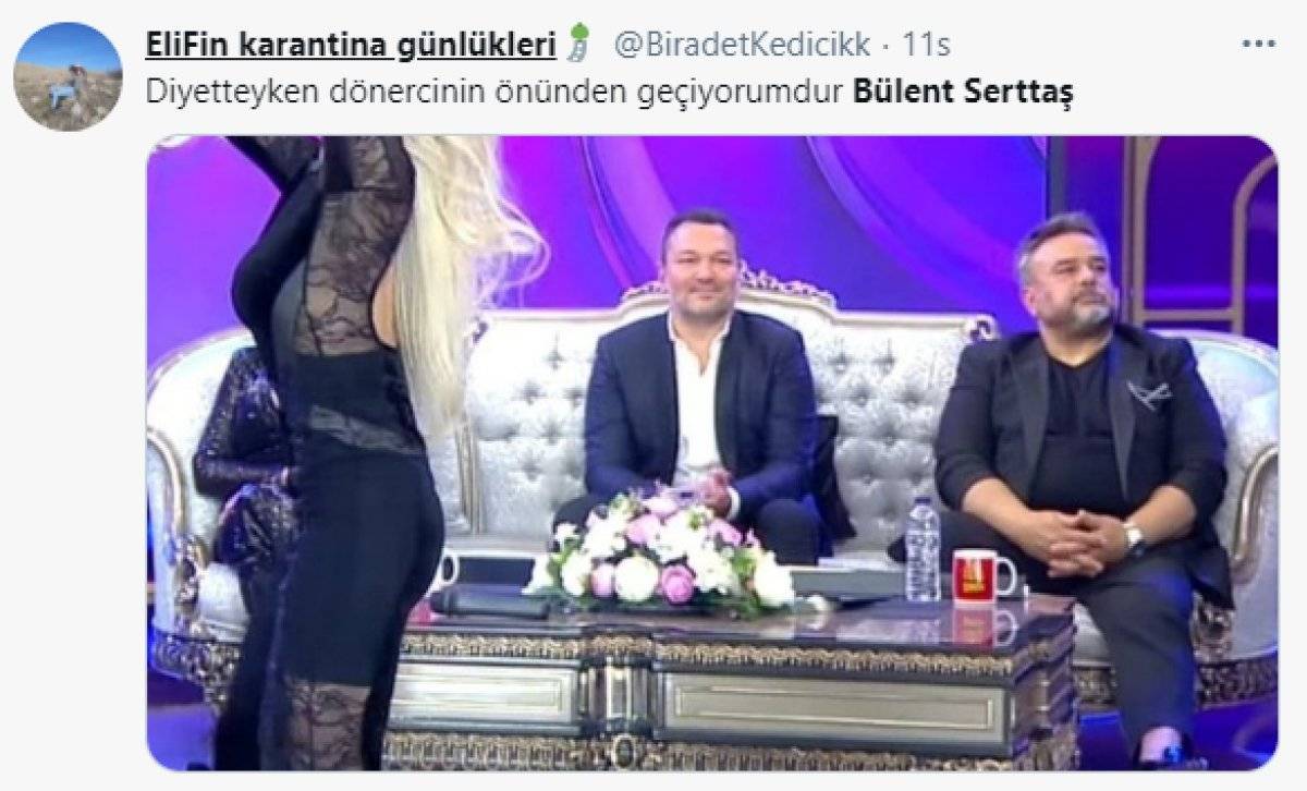 İbo Show’da oryantal Didem’i izlemeyen Bülent Serttaş ile ilgili güldüren paylaşımlar