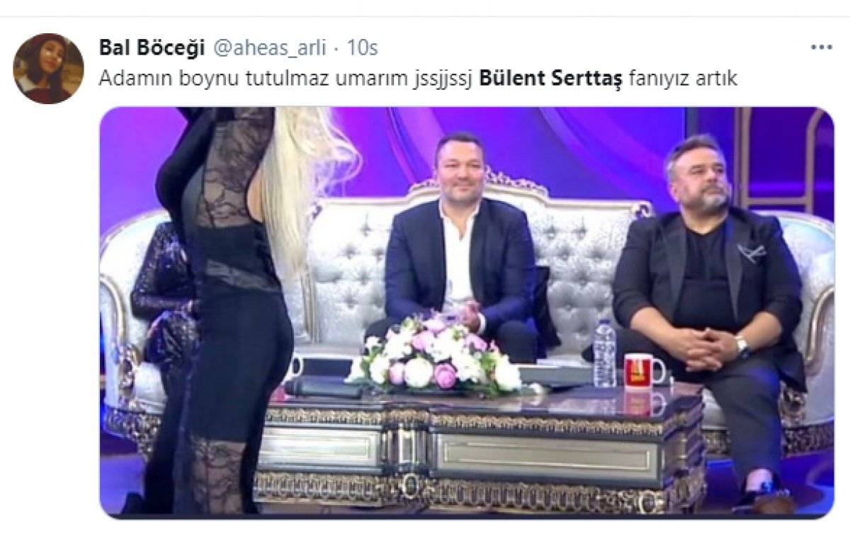 İbo Show’da oryantal Didem’i izlemeyen Bülent Serttaş ile ilgili güldüren paylaşımlar