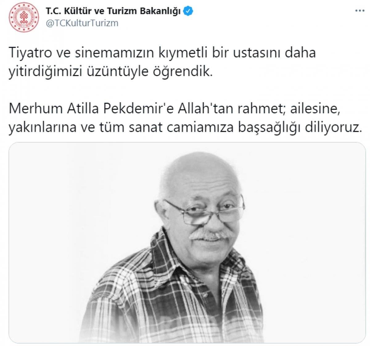 Atilla Pekdemir hayatını kaybetti