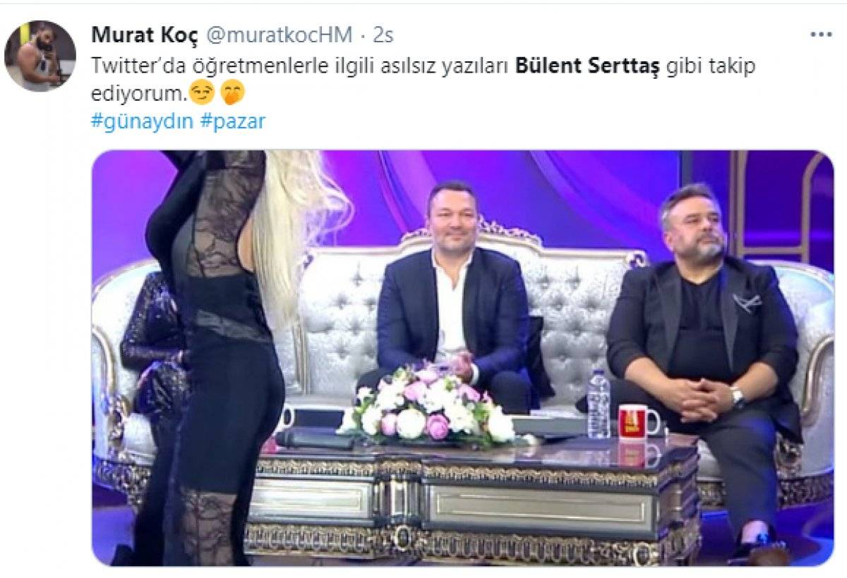 İbo Show’da oryantal Didem’i izlemeyen Bülent Serttaş ile ilgili güldüren paylaşımlar
