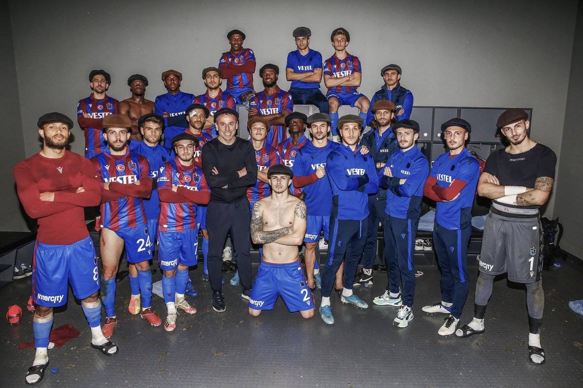 Trabzonspor'dan kasket pozu